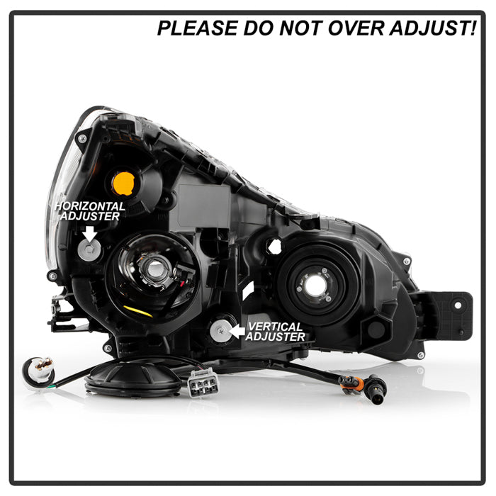 Akkon OE Style Headlights w/ Chrome Base 10-12 Legacy / 10-12 Outback