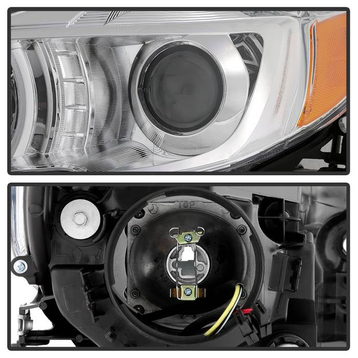 Akkon OE Style Headlights w/ Chrome Base 13-14 Legacy / 13-14 Outback