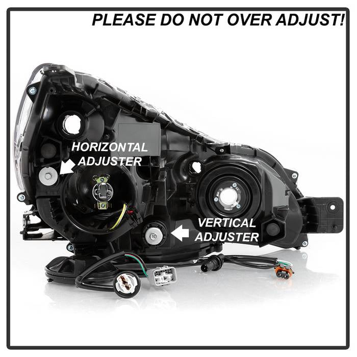 Akkon OE Style Headlights w/ Chrome Base 13-14 Legacy / 13-14 Outback