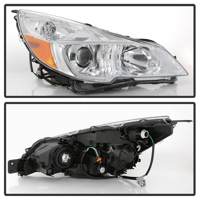 Akkon OE Style Headlights w/ Chrome Base 13-14 Legacy / 13-14 Outback