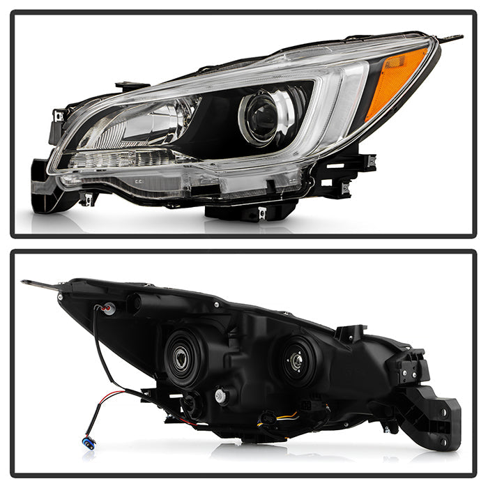 Akkon OE Style Headlights w/ Black Base 15-17 Legacy / 15-17 Outback - Halogen Models Only