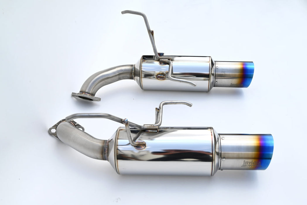 Invidia GT N1 Axle Back Exhaust w/ Titanium Tips 2022-2026 WRX