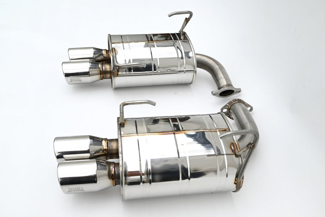 Invidia Q300 Axle Back Exhaust w/ Rolled Dual Wall Stainless Steel Tips 2022-2026 WRX