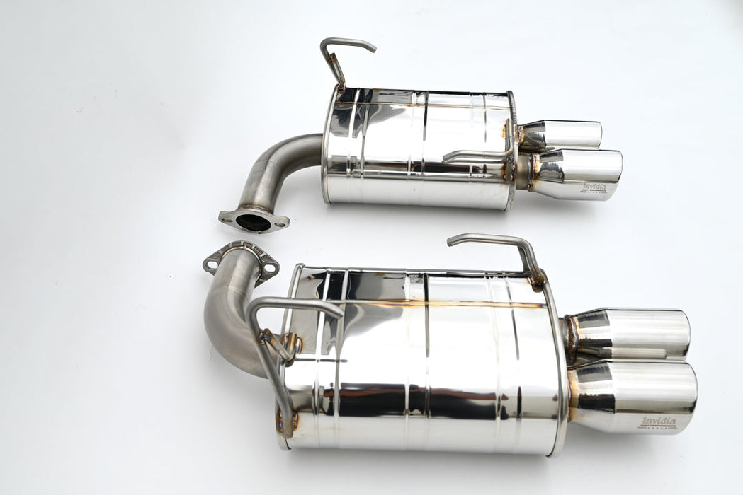 Invidia Q300 Axle Back Exhaust w/ Rolled Dual Wall Stainless Steel Tips 2022-2026 WRX