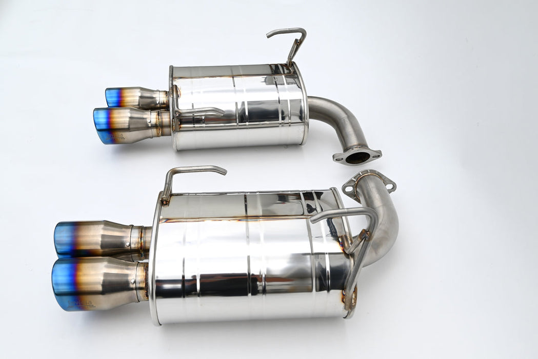 Invidia Q300 Axle Back Exhaust w/ Rolled Dual Wall Titanium Tips 2022-2026 WRX