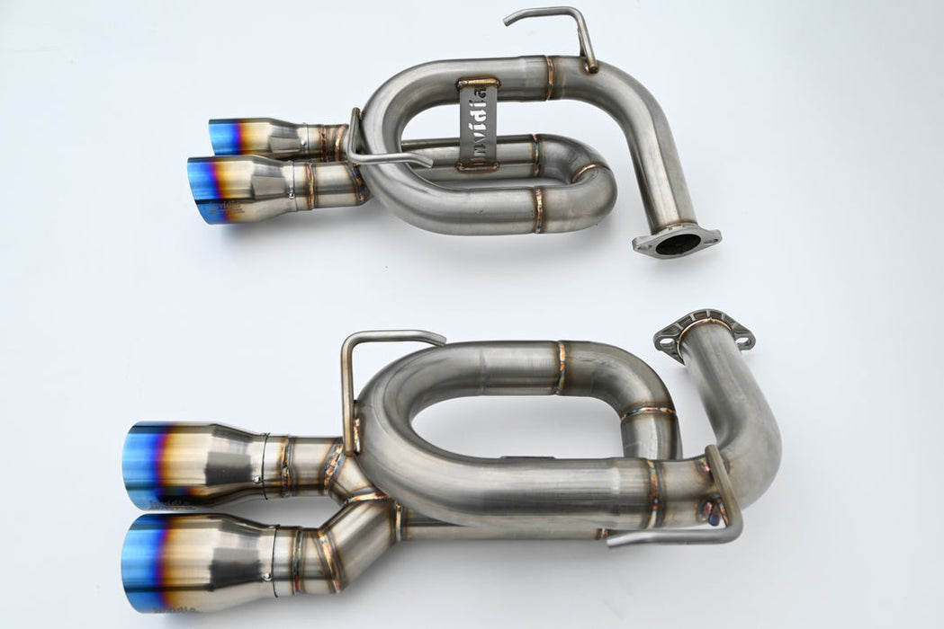 Invidia Twin Loop Axle Back Exhaust w/ Single Wall Titanium Tips 2022-2026 WRX