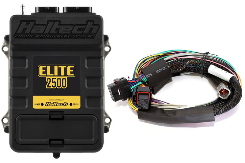 Haltech Elite 2500 Standalone ECU w/ 8 Foot Long Basic Flying Lead Harness