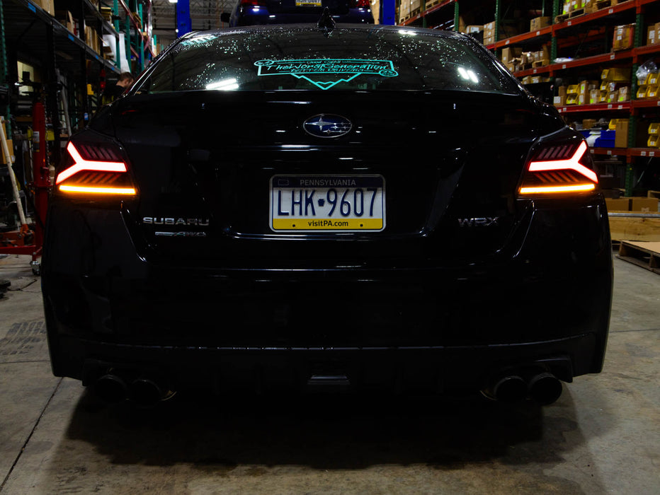 OLM Y-Spec LED Taillights Smoke Lens, Red Optic 2015-2021 WRX / STI