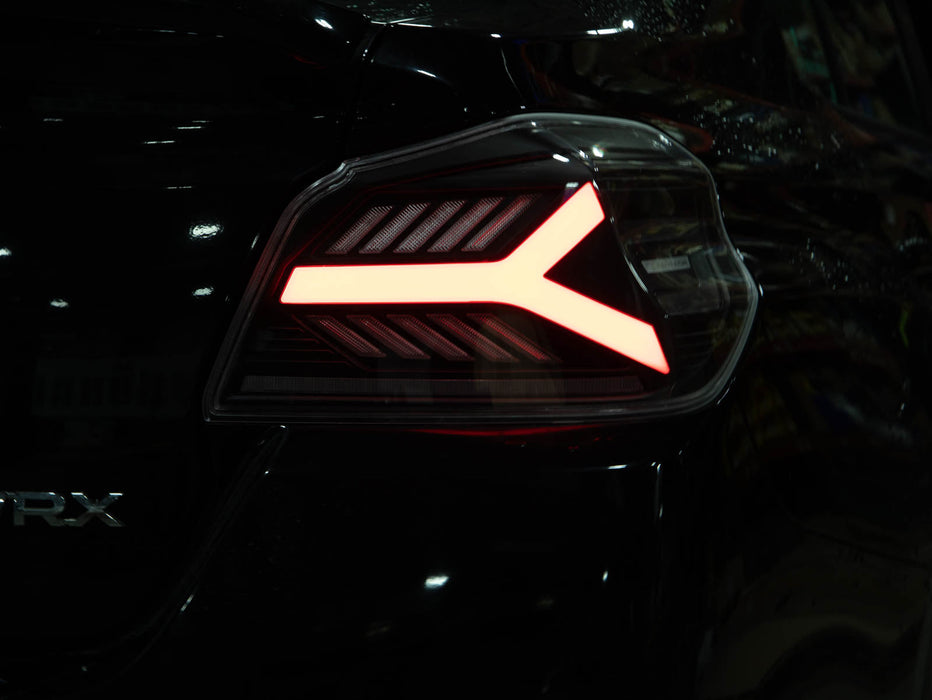 OLM Y-Spec LED Taillights Smoke Lens, Red Optic 2015-2021 WRX / STI