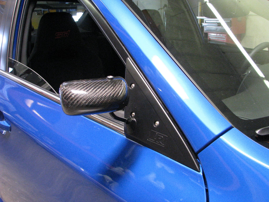 APR Performance Carbon Fiber Mirrors Formula GT3 Black Base 2008-2014 WRX / 2008-2014 STI