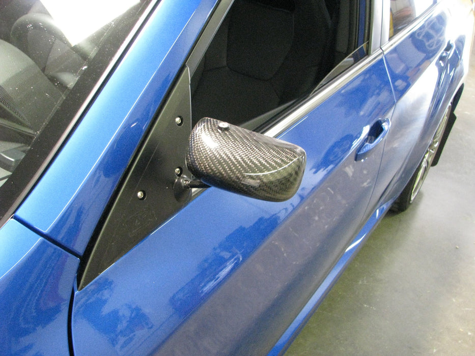 APR Performance Carbon Fiber Mirrors Formula GT3 Black Base 2008-2014 WRX / 2008-2014 STI