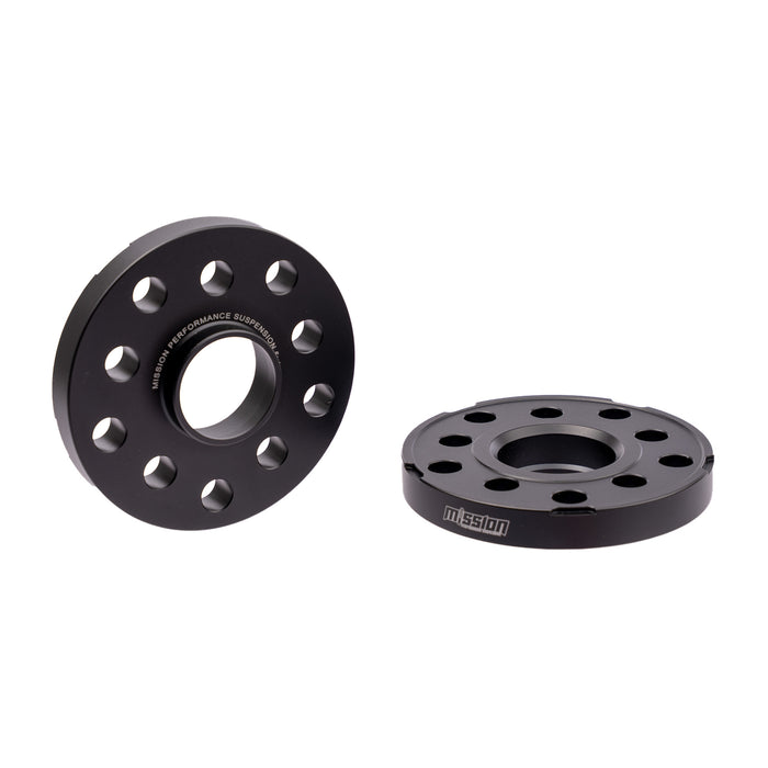 Mission ThickFit Slip On Wheel Spacer Pair 20mm 5x100 / 5x114.3 Anodized Black