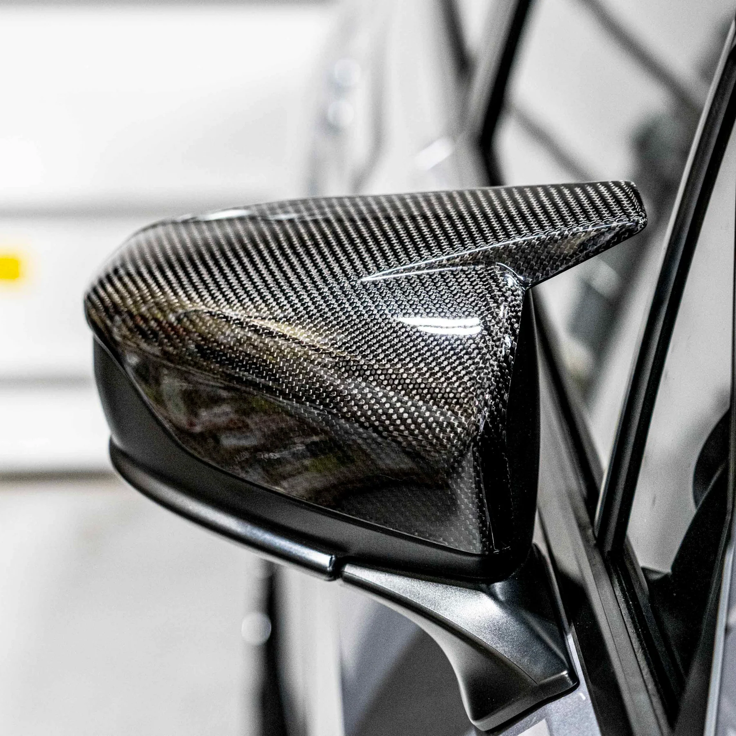 Compressive Tuning Arrowhead Carbon Fiber Mirror Caps WRX 22 Compressive Tuning Arrowhead Carbon Fiber Mirror Caps WRX 22