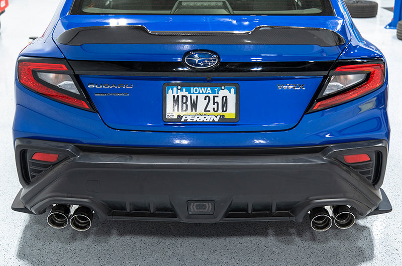 OLM S Style Matte Black Rear Spats 2022-2025 WRX