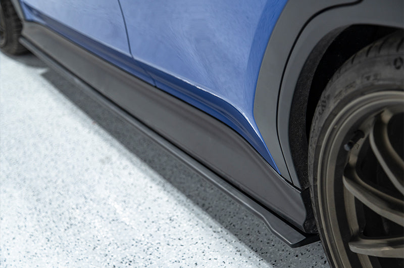 OLM S Style Matte Black Side Skirts 2022-2025 WRX