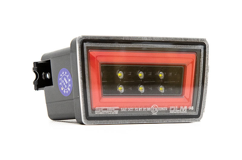 OLM F1 NB+R V2 Rear Brake Light Clear Lens, Gloss Black Base, Red Bar 2022-2025 WRX