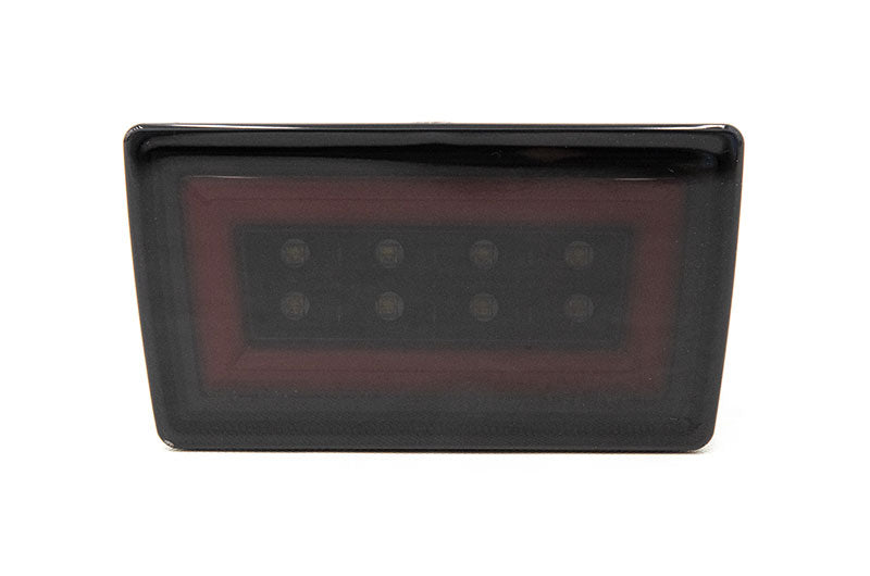 OLM F1 NB+R V2 Rear Brake Light Smoke Lens, Gloss Black Base, Red Bar 2022-2025 WRX