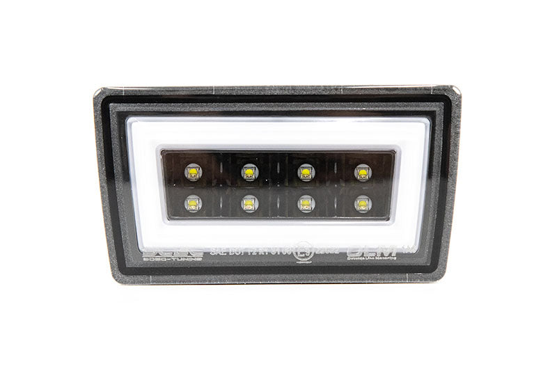 OLM F1 NB+R V2 Rear Brake Light Clear Lens, Gloss Black Base, White Bar 2022-2025 WRX