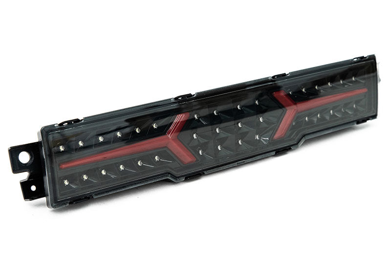 OLM V1 Rear Brake Light Clear Lens, Black Base, Red Bar 2022-2025 BRZ / GR86