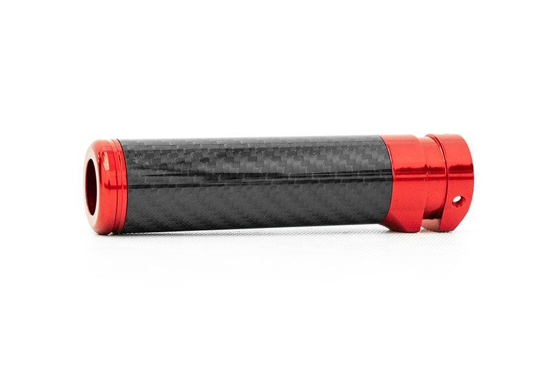 OLM Signature Series E-Brake Handle Black Carbon w/ Red 15-21 WRX / STI / 13-25 BRZ / FRS / 86