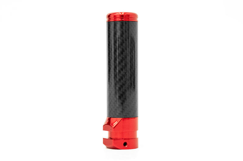 OLM Signature Series E-Brake Handle Black Carbon w/ Red 15-21 WRX / STI / 13-25 BRZ / FRS / 86
