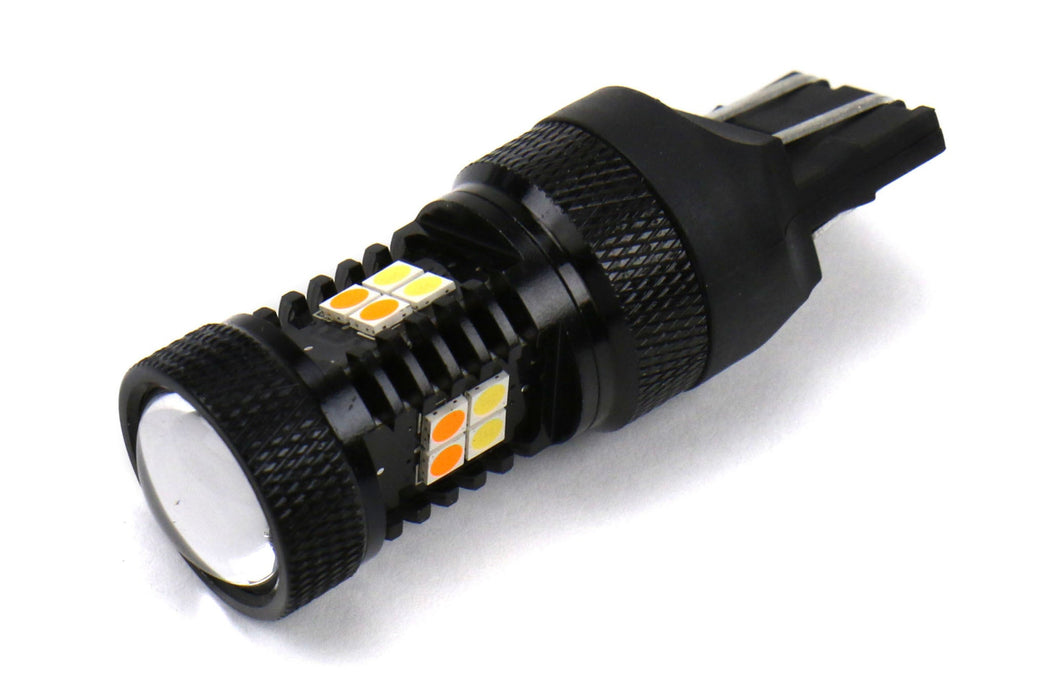 OLM Switchback Amber / White Turn Signal & Parking Light Bulb 2013-2016 FRS