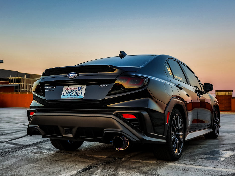 OLM Spec-AR LED Taillights Smoke Lens, Black Base, Red Bar 2022-2025 WRX