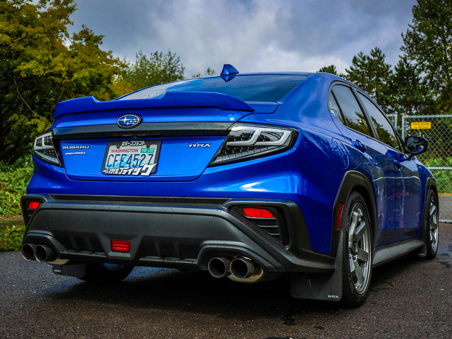 OLM Spec-AR LED Taillights Clear Lens, Black Base, White Bar 2022-2025 WRX