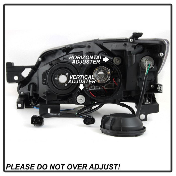 Akkon Projector Headlights w/ Chrome Base, DRL Light Bar & Switchback Turn Signal 08-14 WRX / 08-14 STI - Halogen Models Only