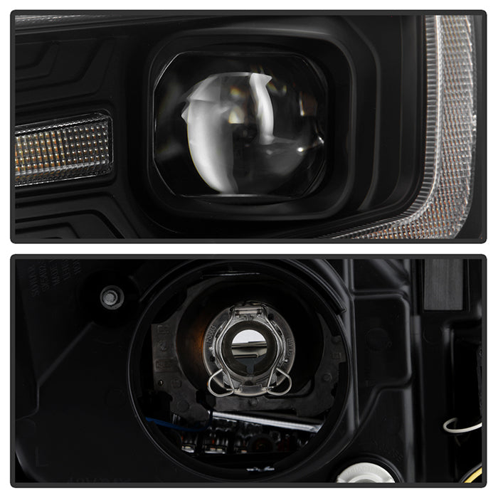 Spyder Signature Projector Headlights w/ Black Base, Sequential LED Turn Signal & Switch Back Light Bar 2014-2016 Forester Xenon / HID Models Only