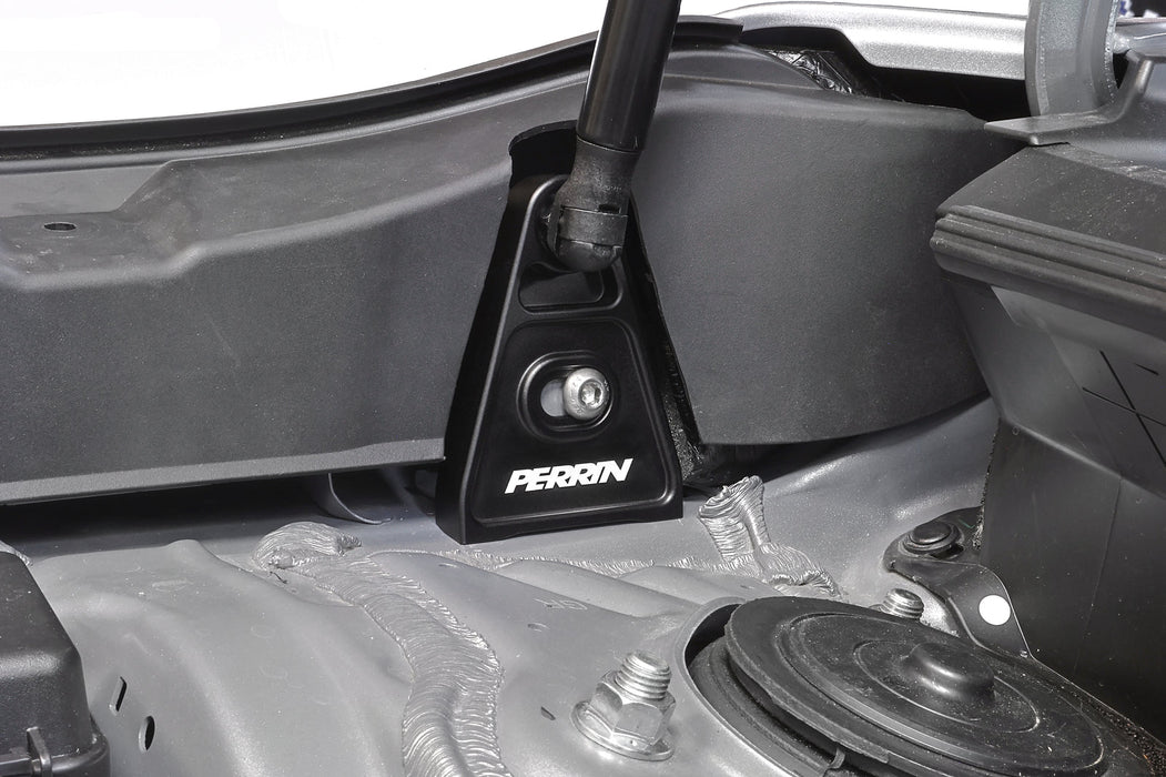 Perrin High-Lift Hood Brackets Black 2015-2026 WRX / 2015-2021 STI