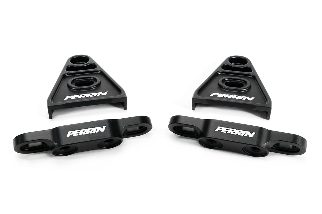 Perrin High-Lift Hood Brackets Black 2015-2026 WRX / 2015-2021 STI