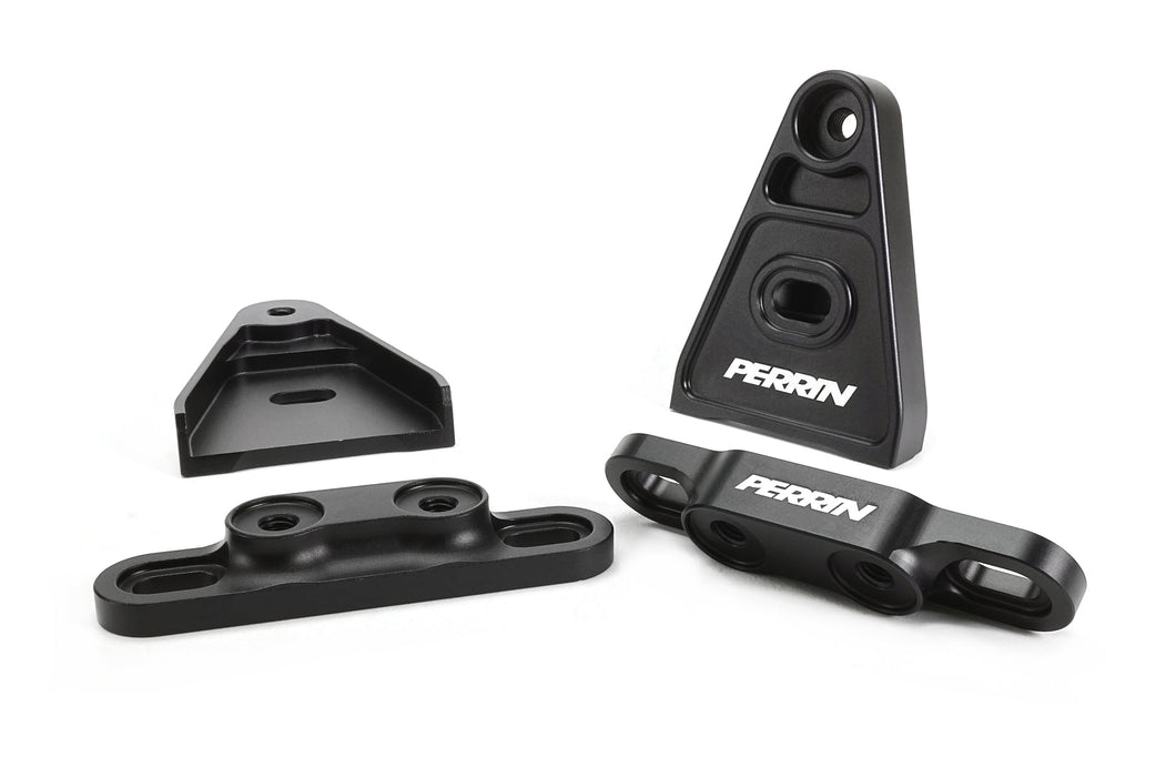 Perrin High-Lift Hood Brackets Black 2015-2026 WRX / 2015-2021 STI