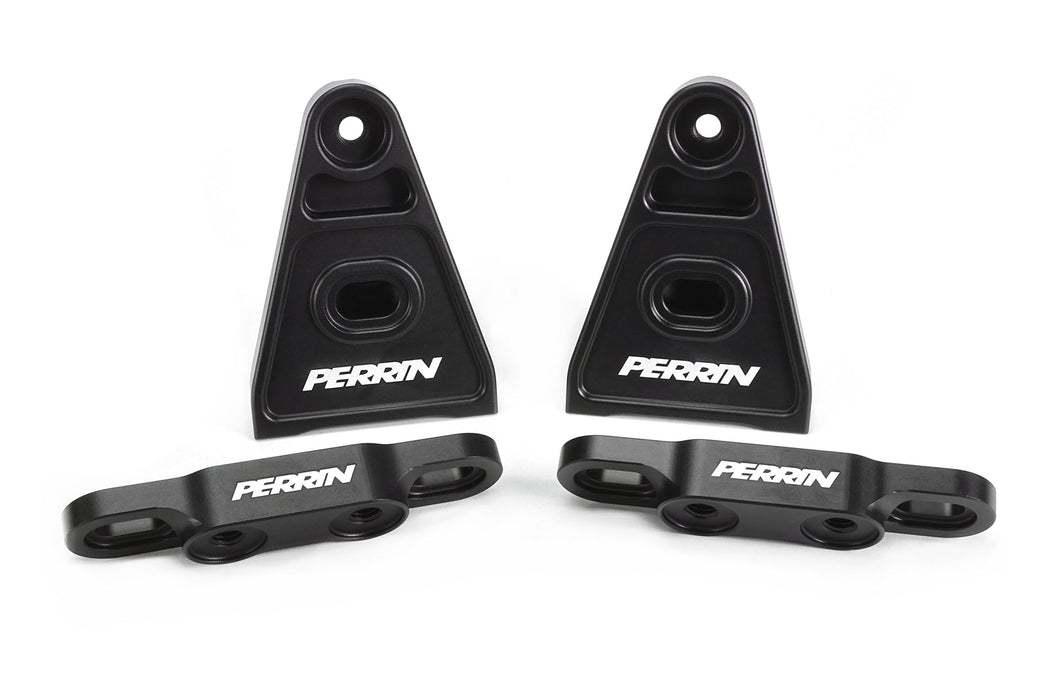 Perrin High-Lift Hood Brackets Black 2015-2026 WRX / 2015-2021 STI