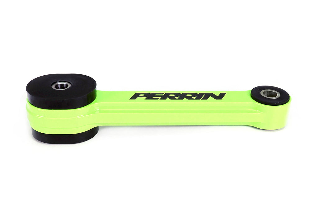 Perrin Street Series Pitch Stop Mount Neon Yellow 2002-2026 WRX / 2004-2021 STI / 2005-2009 Legacy GT / 2020-2024 Legacy XT / 1993-2024 Impreza / 2019-2024 Ascent / 2013-2024 Crosstrek