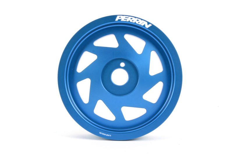 Perrin Crank Pulley Blue 2015-2018 WRX / 2014-2018 Forester XT / 2013-2014 Legacy / 2013-2021 BRZ / 2012-2014 Impreza