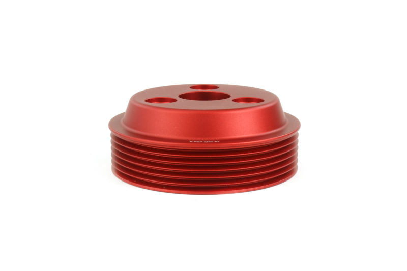 Perrin Water Pump Pulley Red 2015-2021 WRX / 2014-2018 Forester XT / 2017-2023 Impreza / 2018-2020 Crosstrek