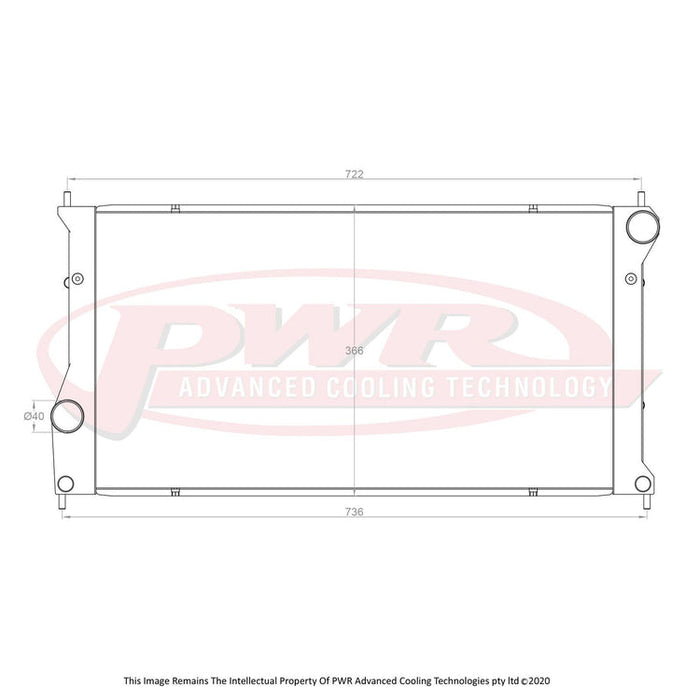 PWR Radiator 2013-2021 BRZ / FRS / GT86