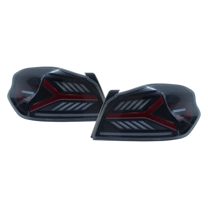 OLM Y-Spec LED Taillights Smoke Lens, Red Optic 2015-2021 WRX / STI