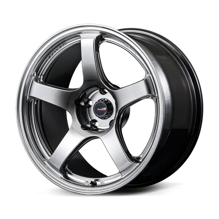 MID Racing R50 EVO Hyper Silver 18x9.5 5x114.3 +38mm Offset 2015-2026 WRX / 2011-2021 STI