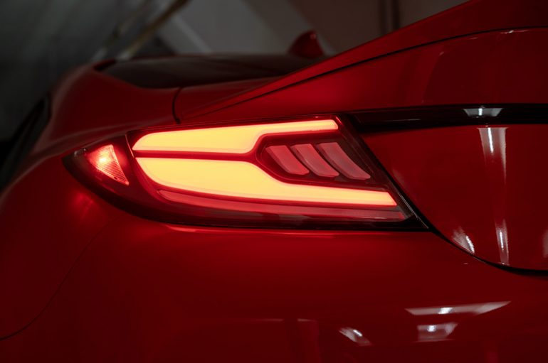 OLM Raiden LED Taillights Clear Lens, Red Bar 2022-2025 BRZ / GR86