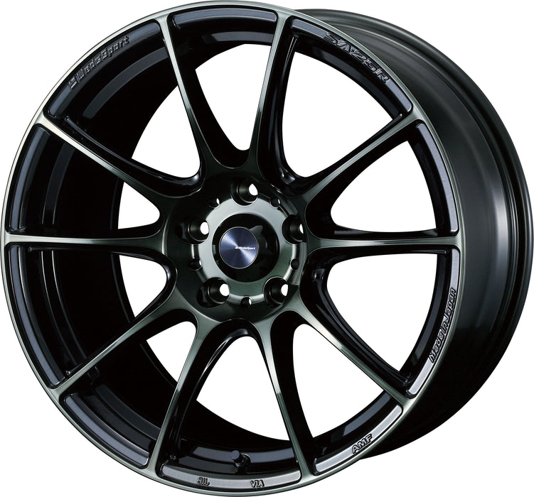 WedsSport SA-25R Weds Black Clear (WBC) 18x9.5 5x100 +45mm Offset