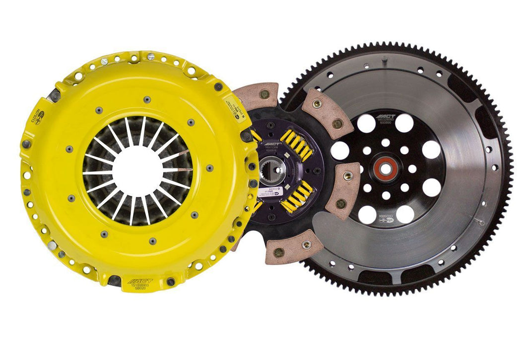 ACT Heavy Duty Race Sprung 6 Puck Clutch Kit w/ Flywheel 06-24 WRX / 05-12 Legacy / 06-08 Forester