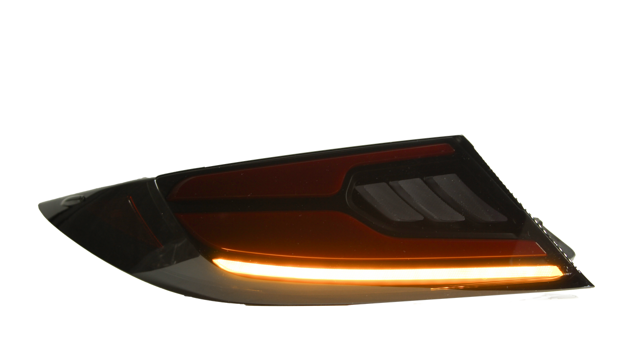 OLM Raiden LED Taillights Smoke Lens, Red Bar 2022-2025 BRZ / GR86