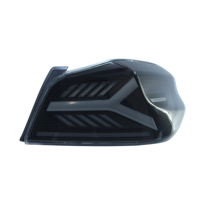 OLM Y-Spec LED Taillights Smoke Lens, White Optic 2015-2021 WRX / STI