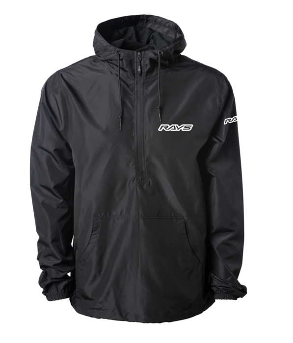 RAYS Lightweight Pullover Windbreaker Black