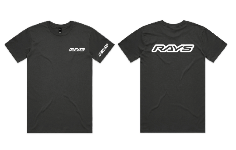 RAYS Limited T-Shirt Coal w/ White Puff Logo