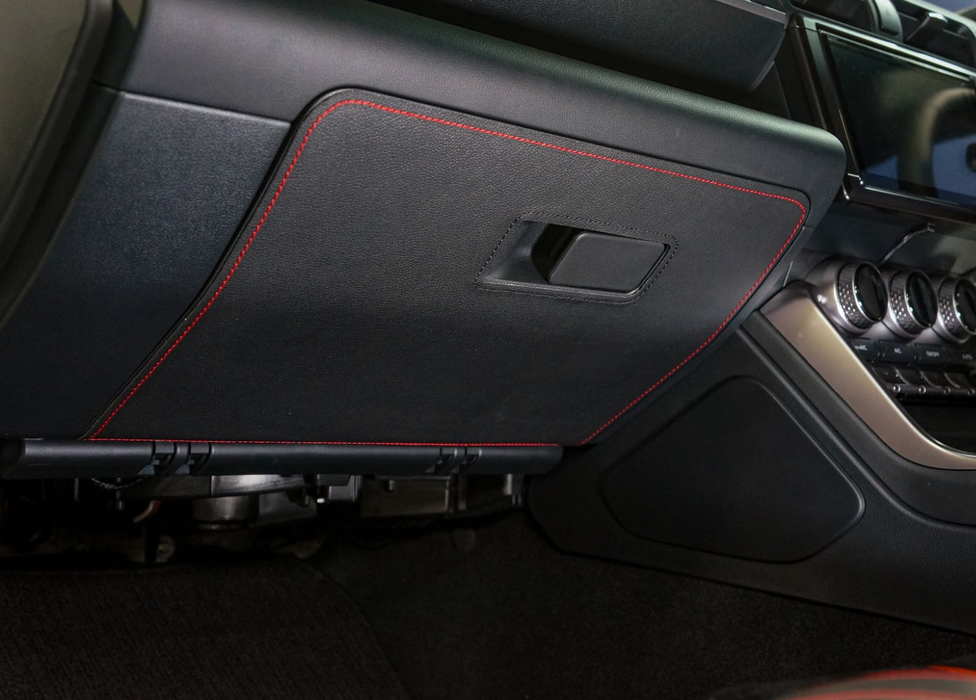 Axis Parts Glove Box Guard Razor Pattern w/ Red Stitching 2022-2024 BRZ / 2022-2024 GR86