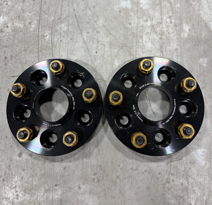 (Scratch and Dent) FactionFab Wheel Adapter Pair 25mm / 5x100 - 5x114.3