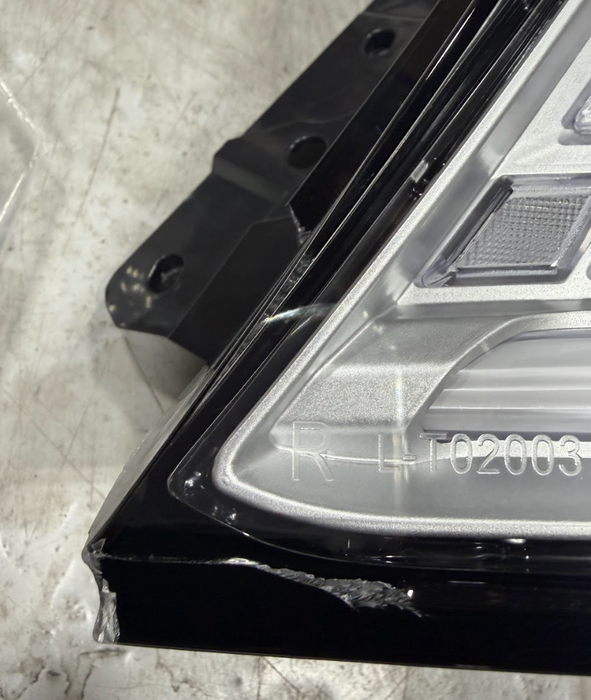 (Scratch and Dent) Molded Innovations CS Style Sequential LED Tail Lights Clear Lens w/ Silver Base & White Bar 2022-2026 BRZ / GR86